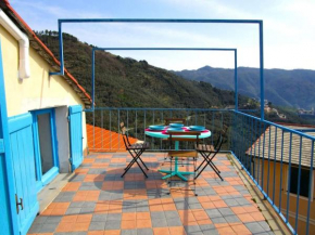 The Cinque Terre nest, with terrace and view